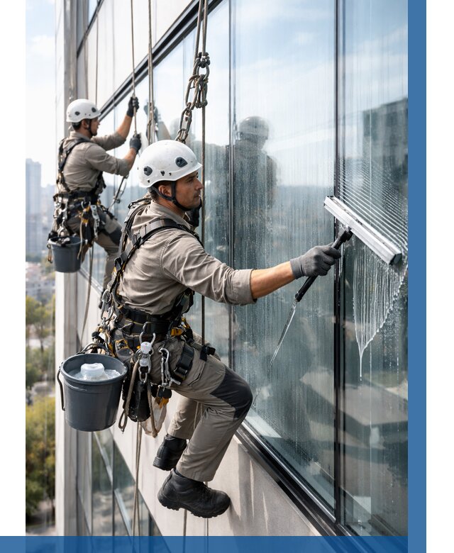 Мойка окон альпинистами в Сергиеве Посаде от 4605 р. | ВЫСОТНИК-Сгп