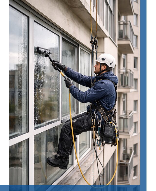 Мойка балконного остекления в Сергиеве Посаде от 3582 р. | ВЫСОТНИК-Сгп