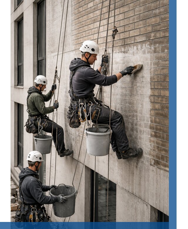 Удаление высолов с фасада в Сергиеве Посаде от 256 р. | ВЫСОТНИК-Сгп