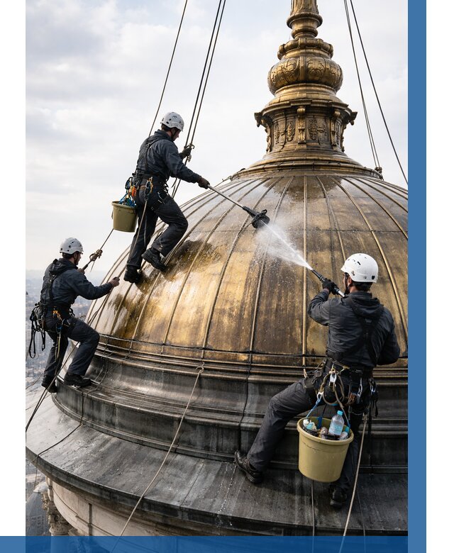 Мойка куполов и шпилей в Сергиеве Посаде от 8187 р. - заказать | ВЫСОТНИК-Сгп
