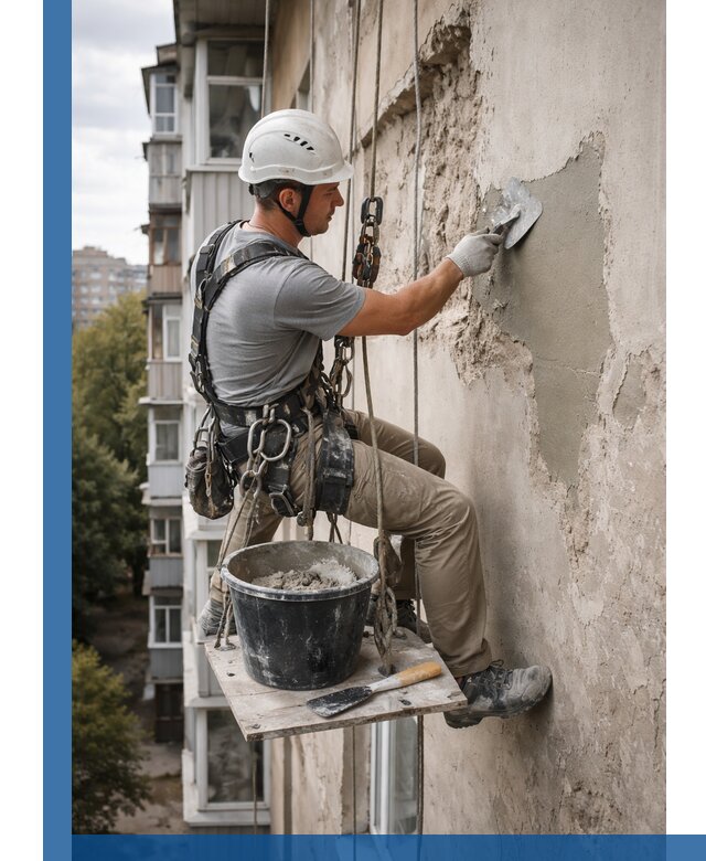 Восстановление фасадной штукатурки в Сергиеве Посаде с гарантией качества