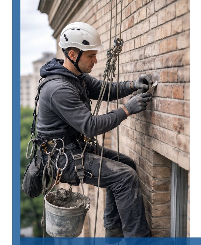 Качественный ремонт кирпичной кладки фасада в Сергиеве Посаде с гарантией