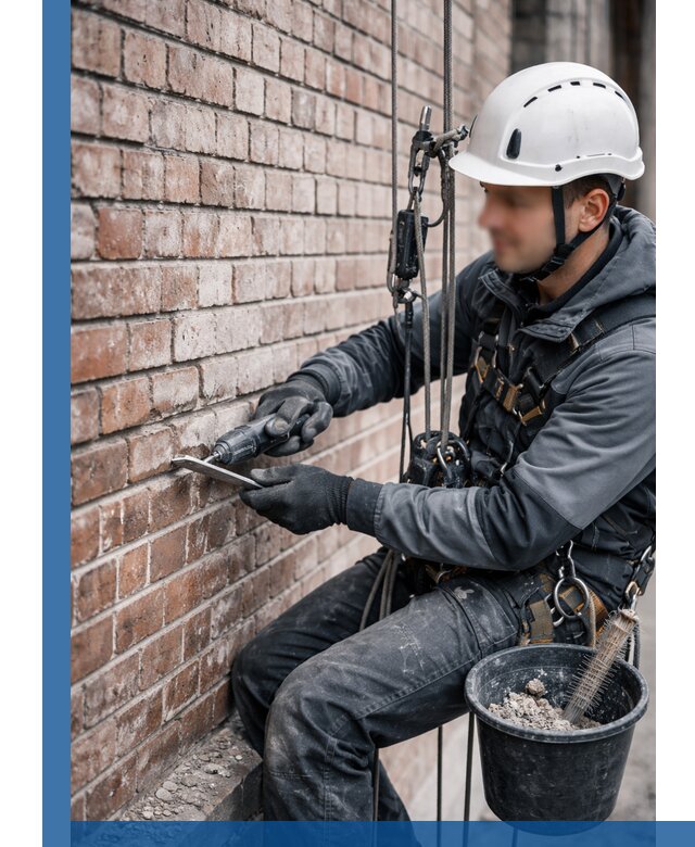 Расшивка кирпичных швов фасадов и стен, ремонт в Сергиеве Посаде