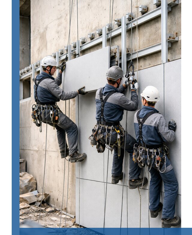Монтаж вентилируемого фасада в Сергиеве Посаде под ключ с гарантией качества
