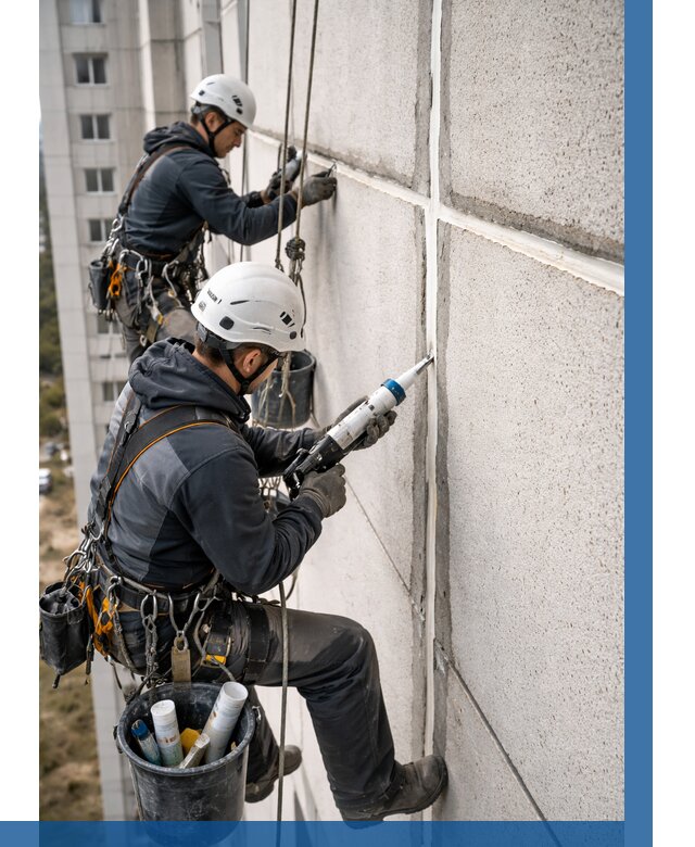 Герметизация межпанельных швов в Сергиеве Посаде от 716 р. | ВЫСОТНИК-Сгп