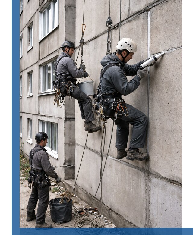 Герметизация межпанельных швов в Сергиеве Посаде с гарантией герметичности