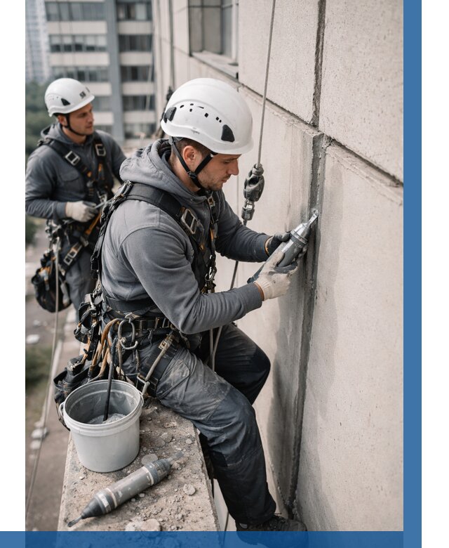 Ремонт деформационных швов здания в Сергиеве Посаде от 1023 р. | ВЫСОТНИК-Сгп