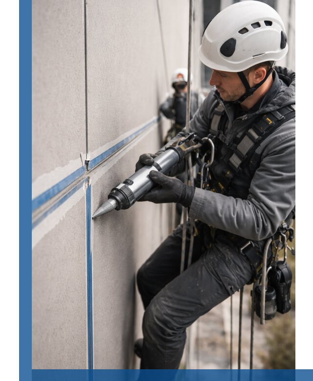 Герметизация стыков фасадных панелей в Сергиеве Посаде качественно и быстро