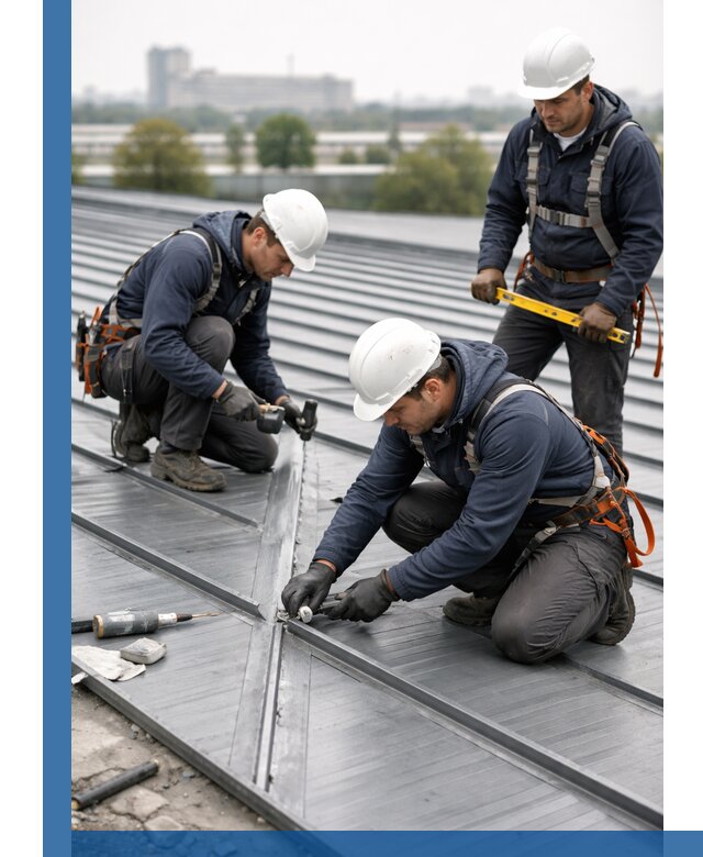 Ремонт фальцевой кровли в Сергиеве Посаде срочно и качественно