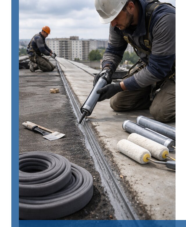 Герметизация швов кровли в Сергиеве Посаде с гарантией герметичности