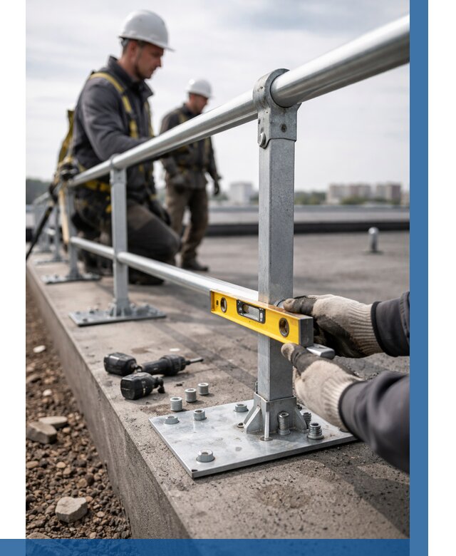 Монтаж кровельного ограждения в Сергиеве Посаде от 1228 р. | ВЫСОТНИК-Сгп