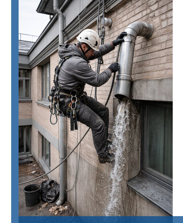 Профессиональная прочистка водосточных труб в Сергиеве Посаде с гарантией