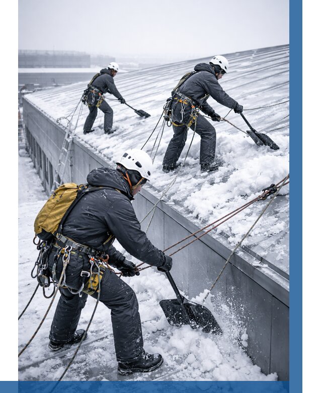 Очистка навесов от снега в Сергиеве Посаде от 4605 р. | ВЫСОТНИК-Сгп