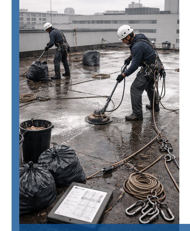 Плановая очистка кровли по графику в Сергиеве Посаде для безопасности