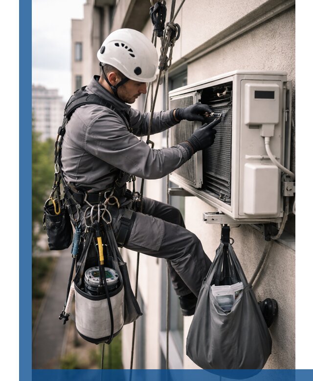 Обслуживание внешнего блока кондиционера в Сергиеве Посаде профессионально