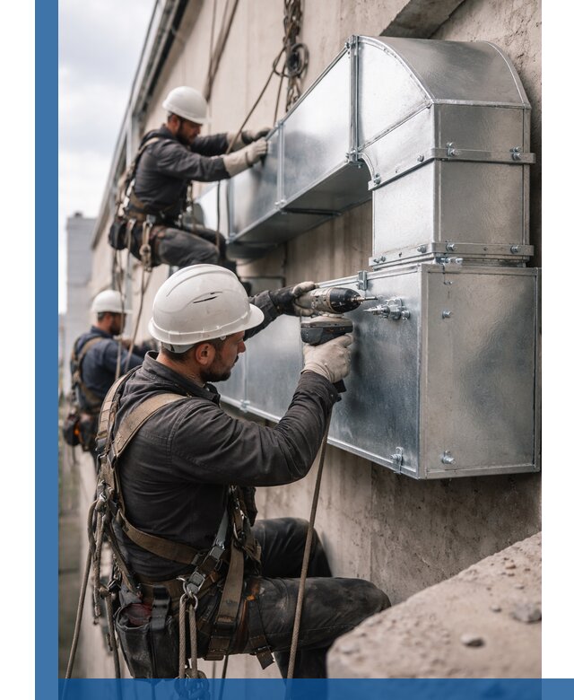 Профессиональный монтаж вентиляционных коробов в Сергиеве Посаде под ключ