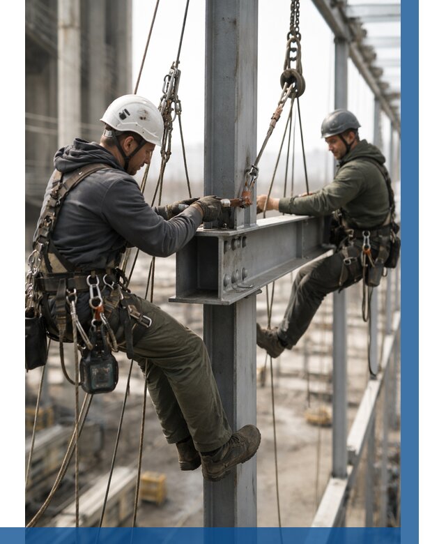 Монтаж металлоконструкций на высоте в Сергиеве Посаде от 3582 р. | ВЫСОТНИК-Сгп