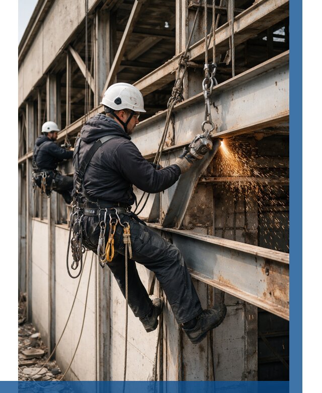 Демонтаж металлоконструкций на высоте в Сергиеве Посаде от 6652р. |ВЫСОТНИК-Сгп