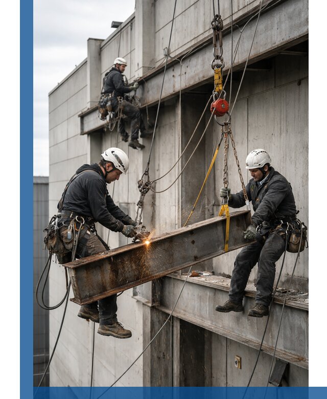 Демонтаж металлоконструкций на высоте в Сергиеве Посаде под ключ