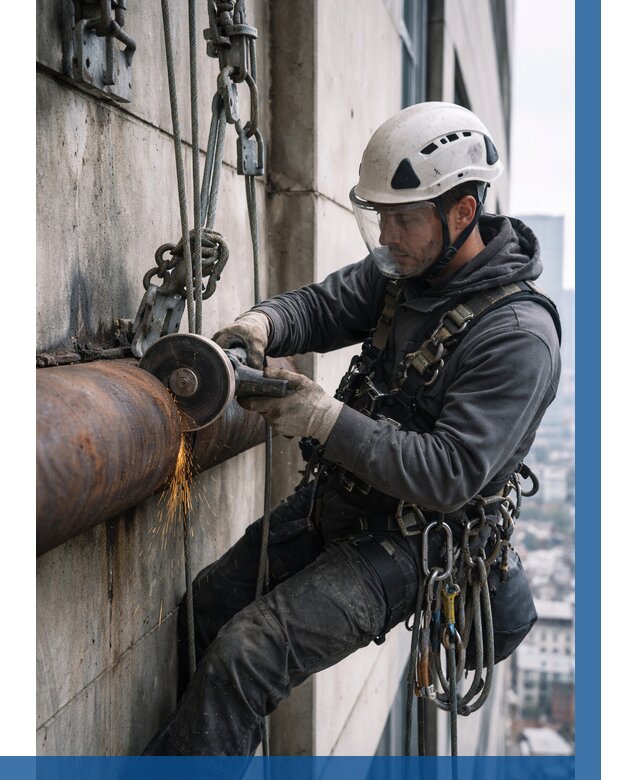 Резка металла на высоте в Сергиеве Посаде по цене от 4605 р. | ВЫСОТНИК-Сгп