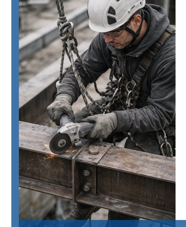 Резка металла на высоте в Сергиеве Посаде для зданий и конструкций