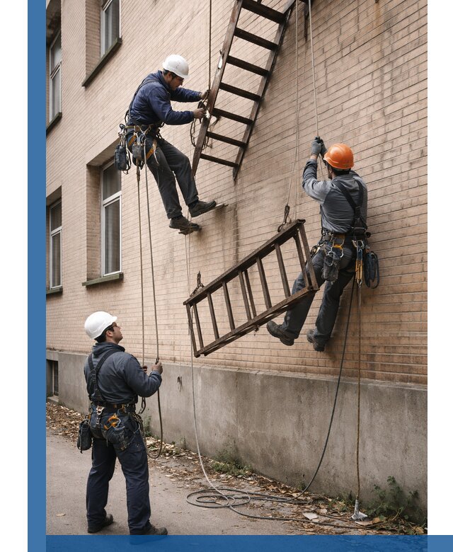 Демонтаж пожарной лестницы в Сергиеве Посаде быстро и безопасно