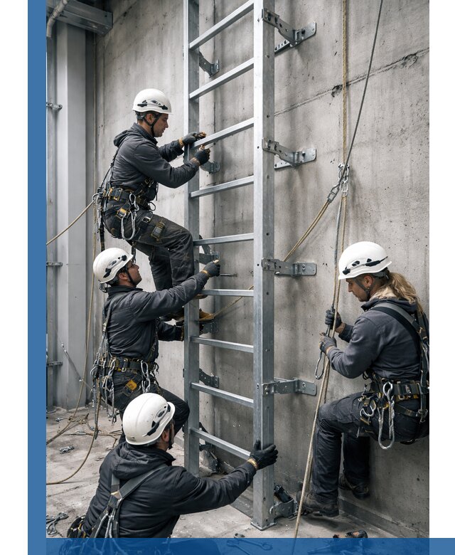 Монтаж металлических лестниц в Сергиеве Посаде под ключ со гарантией