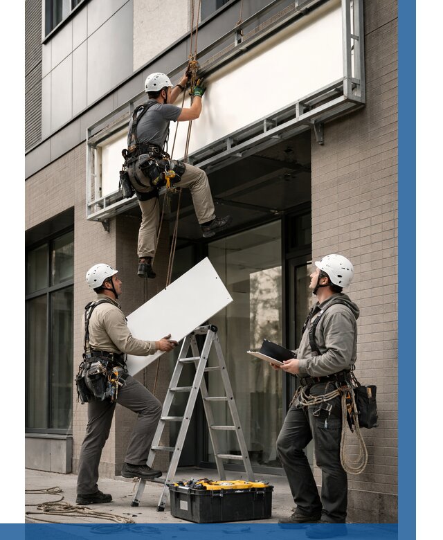 Монтаж светового короба в Сергиеве Посаде от 6652 р. | ВЫСОТНИК-Сгп