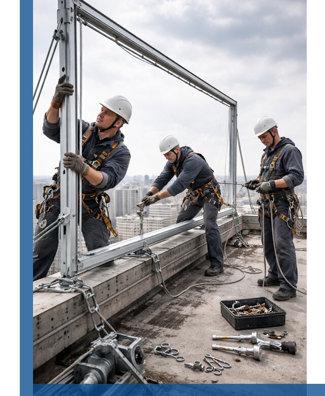 Монтаж крышных рекламных конструкций под ключ в Сергиеве Посаде