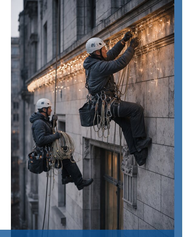 Монтаж новогодней иллюминации в Сергиеве Посаде от 8699 р. | ВЫСОТНИК-Сгп