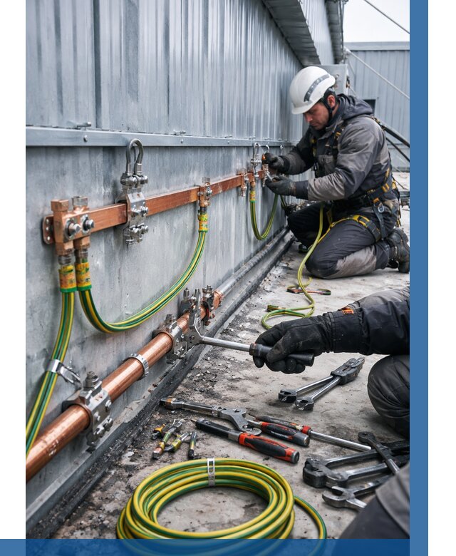 Монтаж заземления здания в Сергиеве Посаде от 25585 р. | ВЫСОТНИК-Сгп