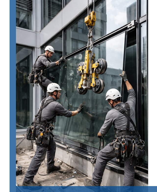 Структурное остекление фасадов в Сергиеве Посаде монтаж и обслуживание