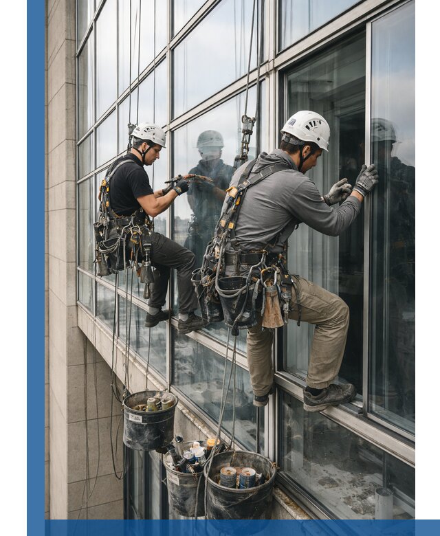 Ремонт витражных конструкций и фасадного остекления в Сергиеве Посаде