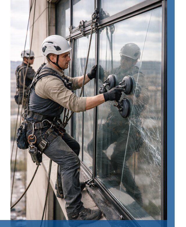 Замена стекла в витраже в Сергиеве Посаде под ключ от 8699 р. | ВЫСОТНИК-Сгп