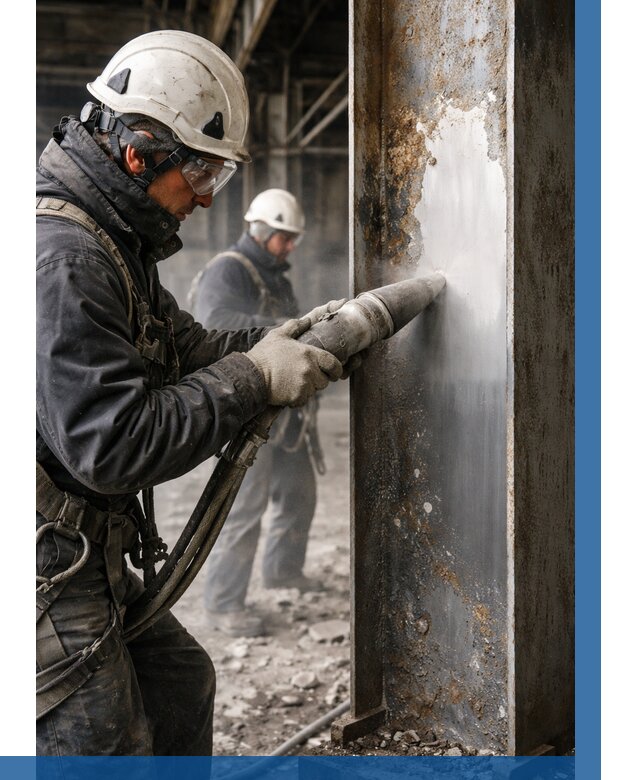 Удаление старой краски с металла в Сергиеве Посаде от 461 р. | ВЫСОТНИК-Сгп