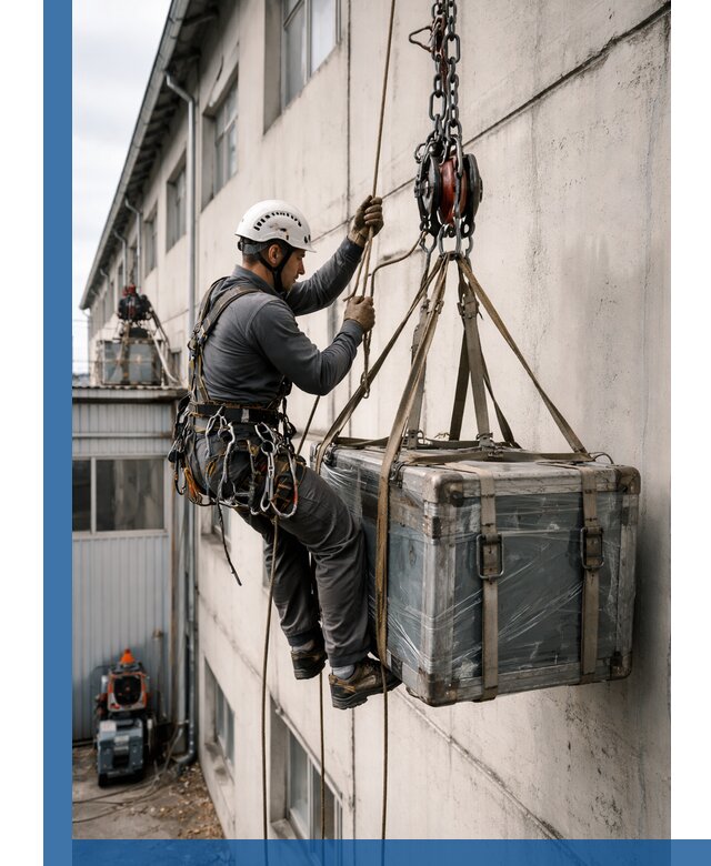 Подъем грузов на высоту в Сергиеве Посаде для промышленных объектов