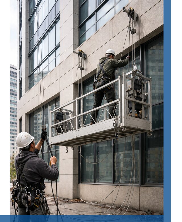 Монтаж и подъем фасадной люльки в Сергиеве Посаде от 12281 р. | ВЫСОТНИК-Сгп