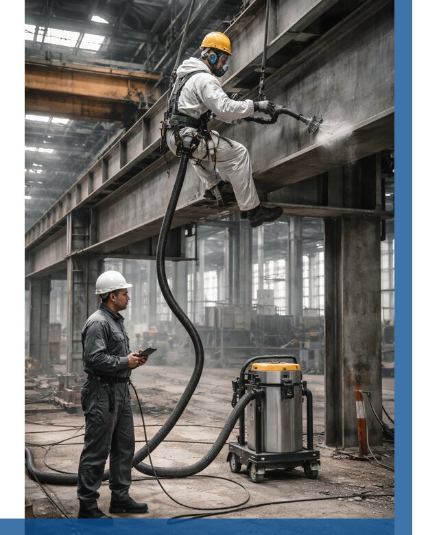 Обеспыливание конструкций в цехе в Сергиеве Посаде от 4298 р. | ВЫСОТНИК-Сгп