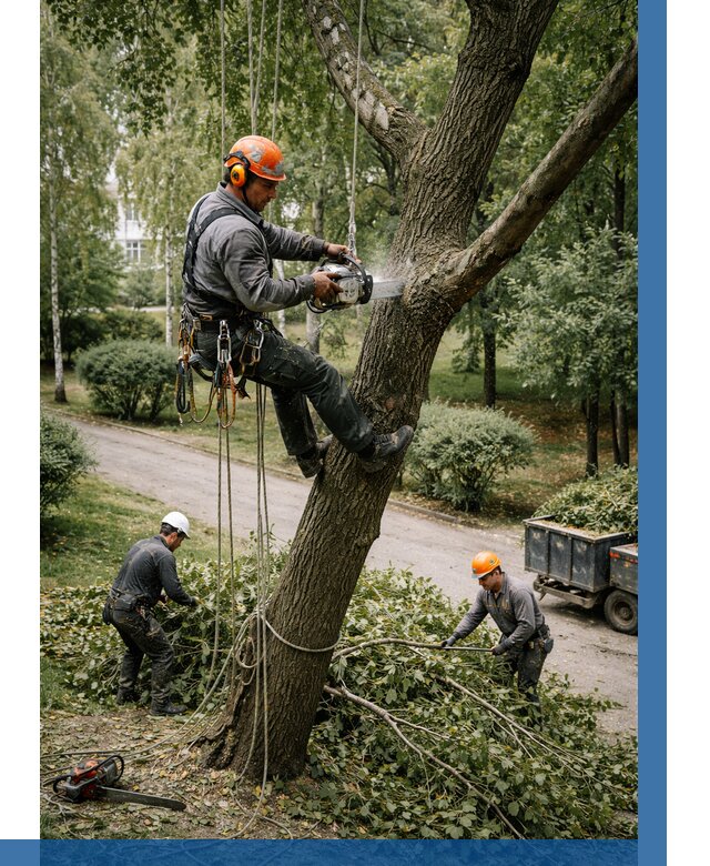 Кронирование деревьев в Сергиеве Посаде от 6652 р. | ВЫСОТНИК-Сгп