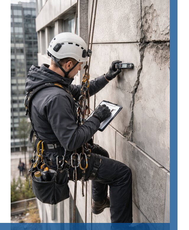 Обследование фасада альпинистами в Сергиеве Посаде от 123 р. | ВЫСОТНИК-Сгп