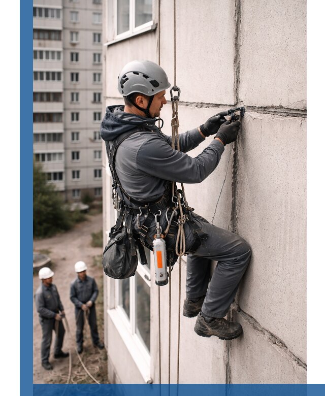 Обследование межпанельных швов и герметизация в Сергиеве Посаде