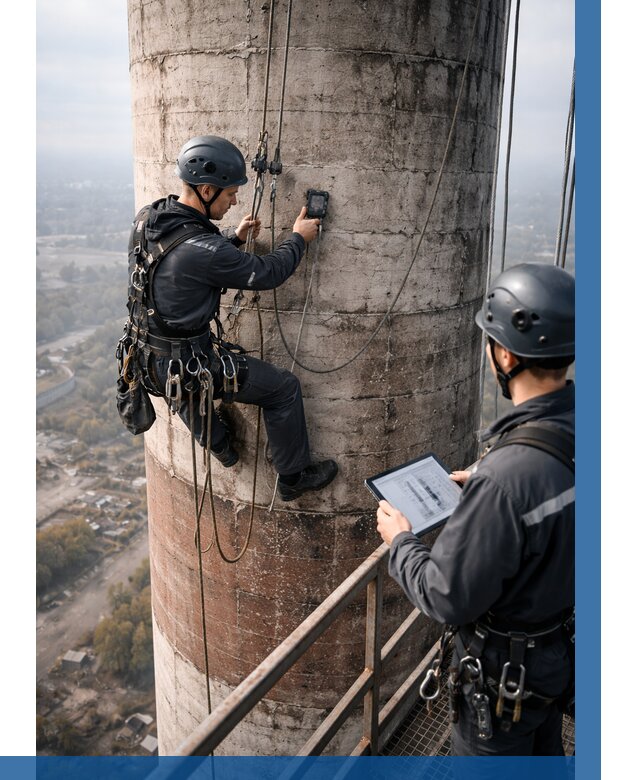 Обследование дымовой трубы в Сергиеве Посаде от 8187 р. | ВЫСОТНИК-Сгп