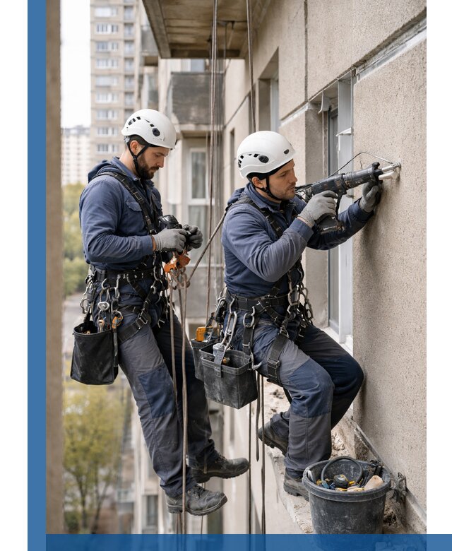 Промышленные альпинисты высотные работы и монтаж в Сергиеве Посаде